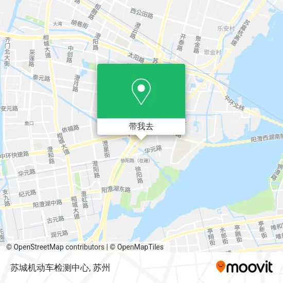 苏城机动车检测中心地图