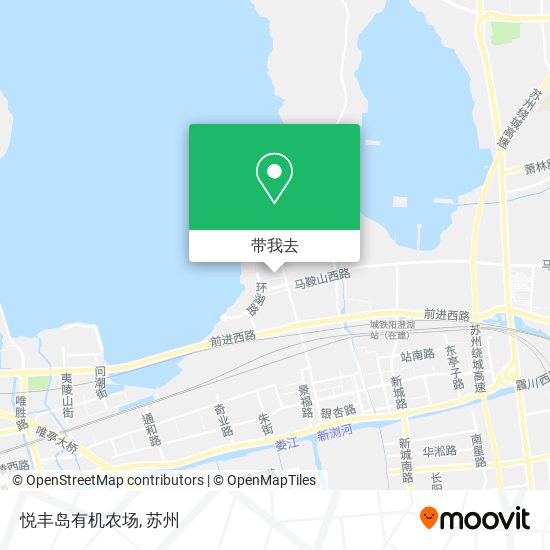 悦丰岛有机农场地图
