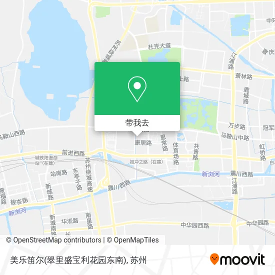 美乐笛尔(翠里盛宝利花园东南)地图