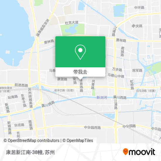 康居新江南-38幢地图