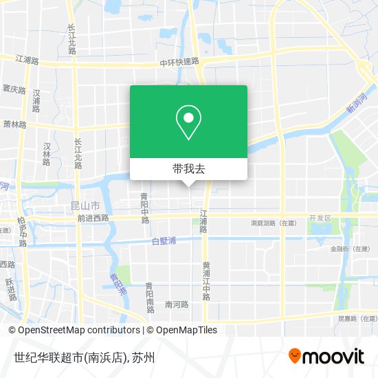 世纪华联超市(南浜店)地图