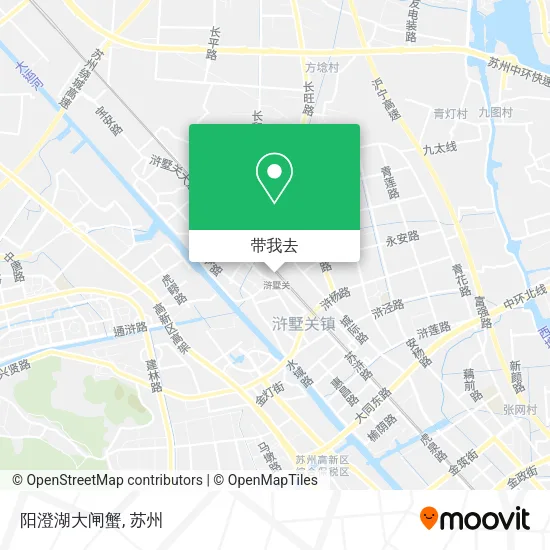 阳澄湖大闸蟹地图