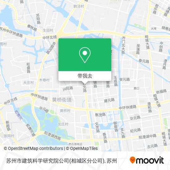 苏州市建筑科学研究院公司(相城区分公司)地图