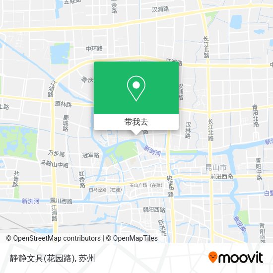 静静文具(花园路)地图