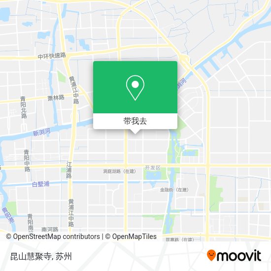 昆山慧聚寺地图