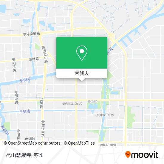 昆山慧聚寺地图
