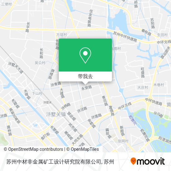 苏州中材非金属矿工设计研究院有限公司地图