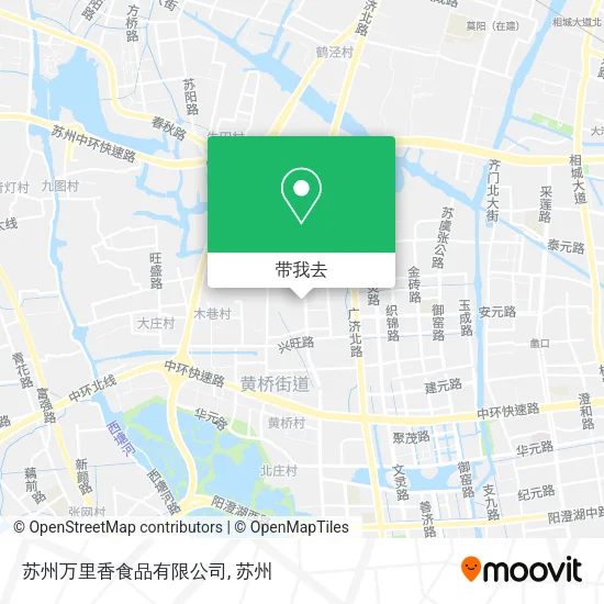 苏州万里香食品有限公司地图