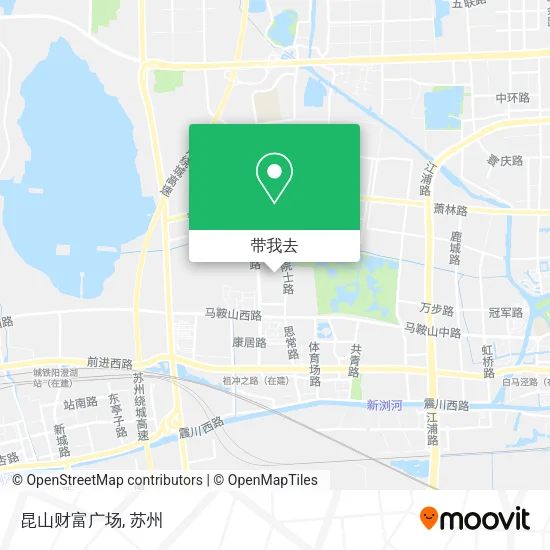 昆山财富广场地图
