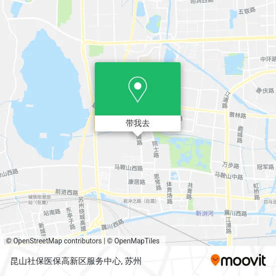 昆山社保医保高新区服务中心地图