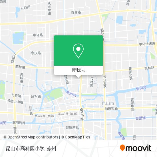 昆山市高科园小学地图