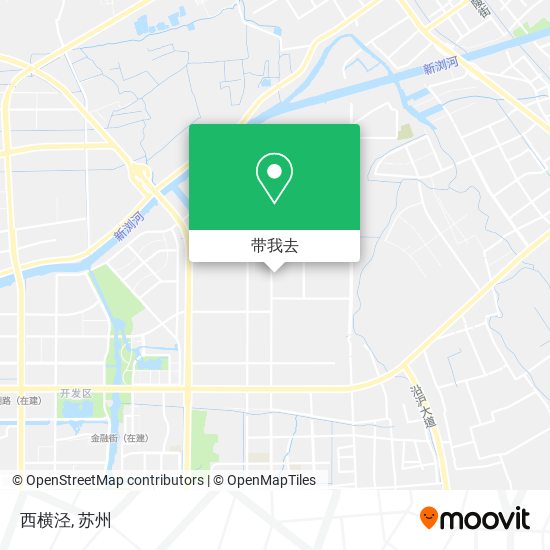 西横泾地图