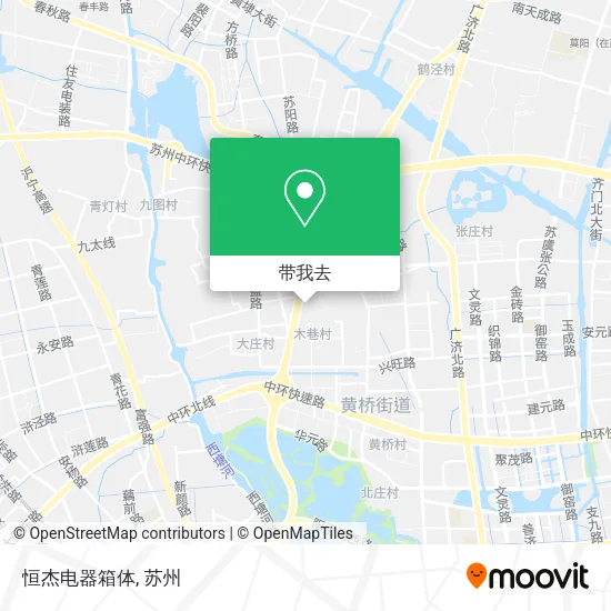 恒杰电器箱体地图