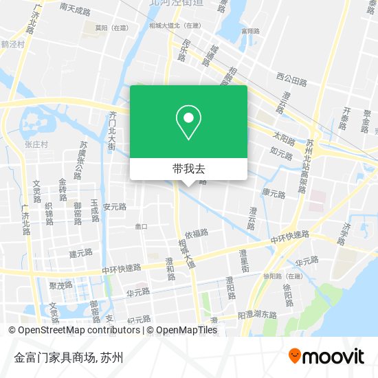 金富门家具商场地图
