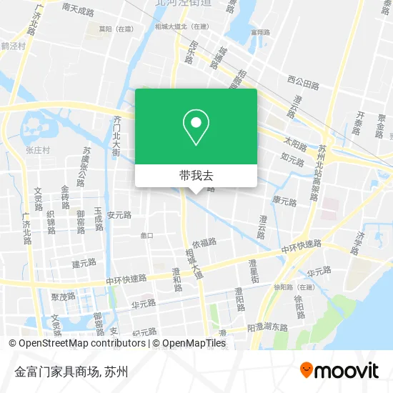 金富门家具商场地图