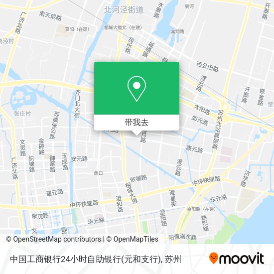 中国工商银行24小时自助银行(元和支行)地图