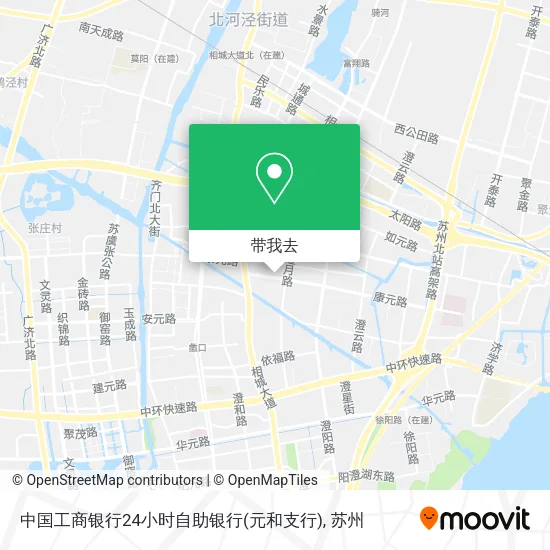 中国工商银行24小时自助银行(元和支行)地图