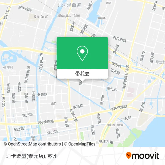 迪卡造型(泰元店)地图