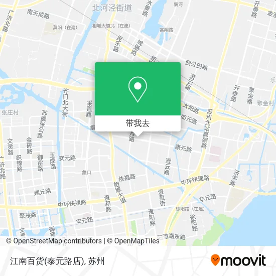江南百货(泰元路店)地图