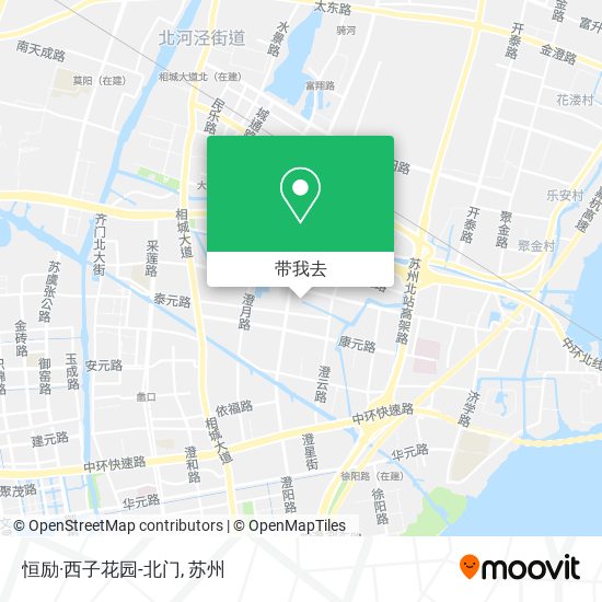 恒励·西子花园-北门地图