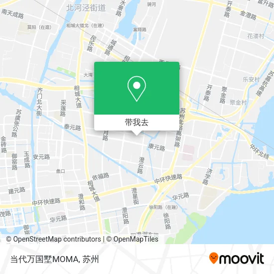 当代万国墅MOMA地图