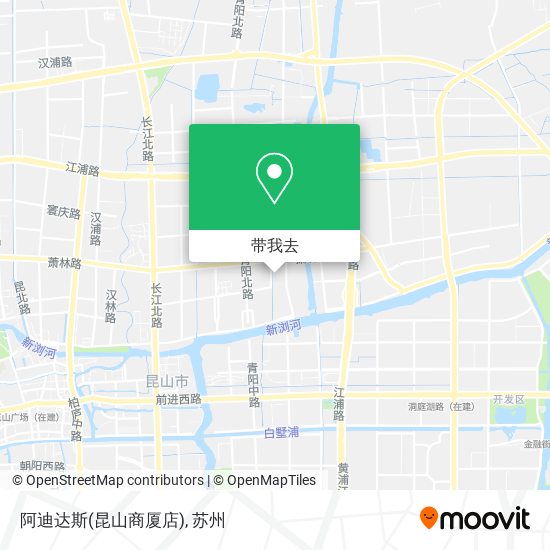 阿迪达斯(昆山商厦店)地图