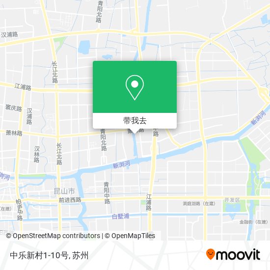 中乐新村1-10号地图