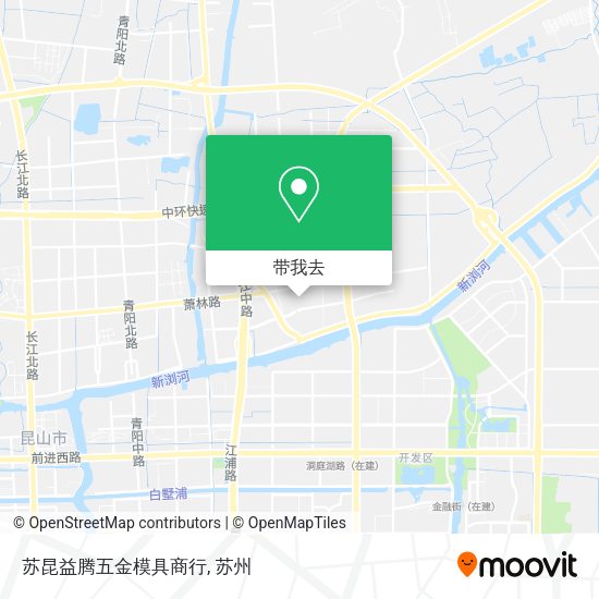 苏昆益腾五金模具商行地图