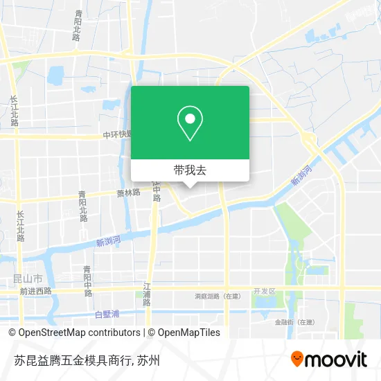 苏昆益腾五金模具商行地图