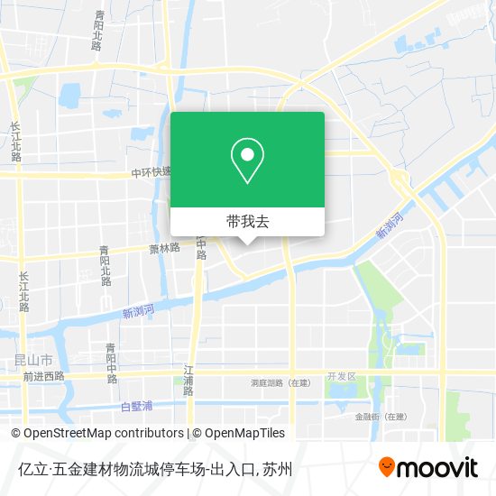 亿立·五金建材物流城停车场-出入口地图