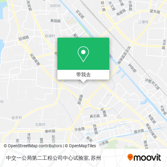 中交一公局第二工程公司中心试验室地图