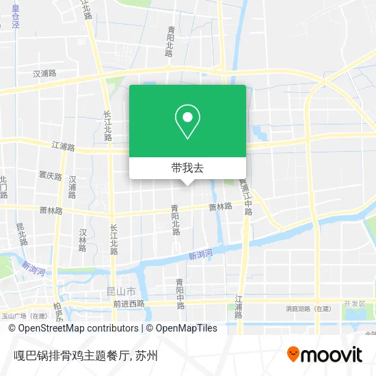 嘎巴锅排骨鸡主题餐厅地图