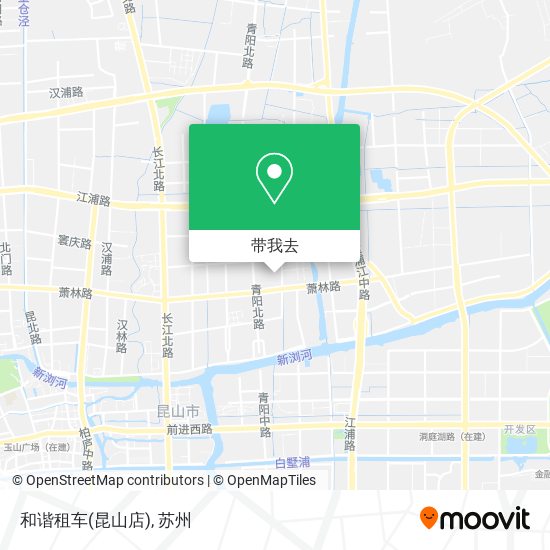 和谐租车(昆山店)地图