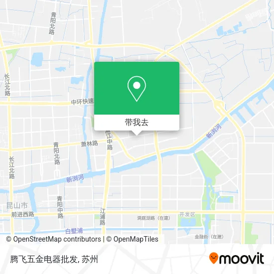 腾飞五金电器批发地图