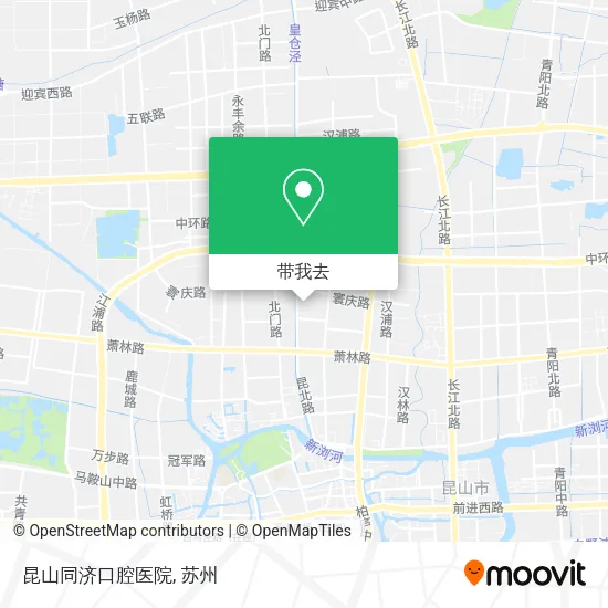 昆山同济口腔医院地图