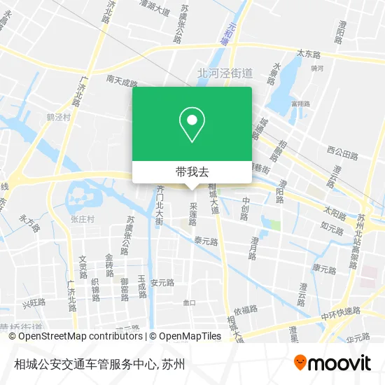 相城公安交通车管服务中心地图