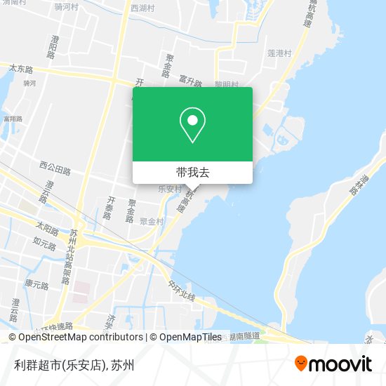 利群超市(乐安店)地图