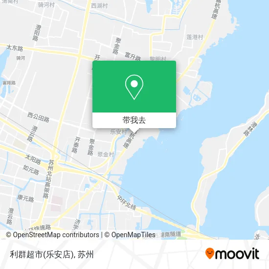 利群超市(乐安店)地图