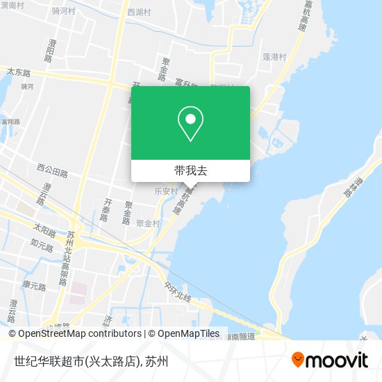 世纪华联超市(兴太路店)地图