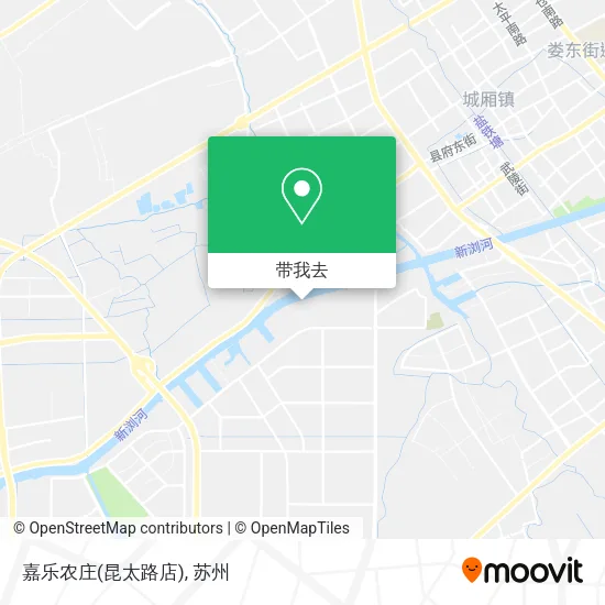 嘉乐农庄(昆太路店)地图