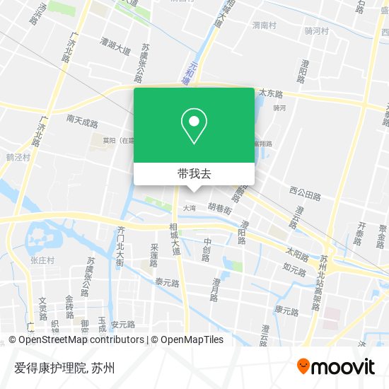 爱得康护理院地图