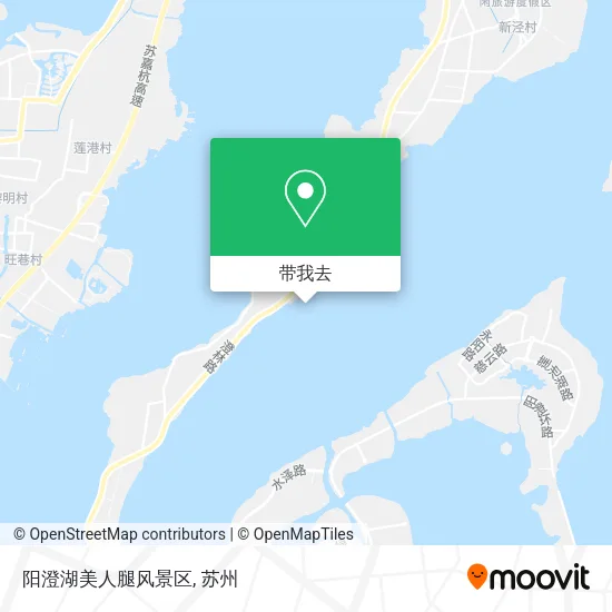 阳澄湖美人腿风景区地图