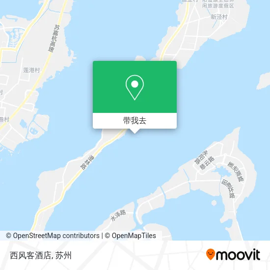西风客酒店地图