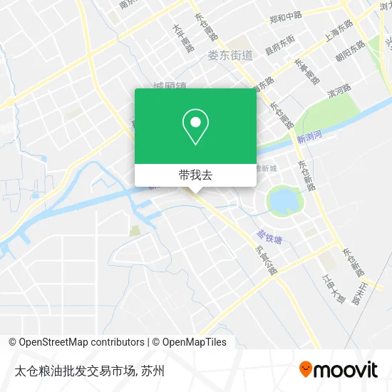 太仓粮油批发交易市场地图
