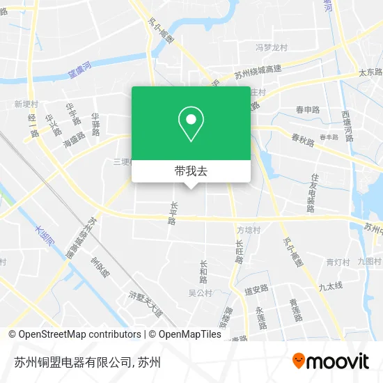 苏州铜盟电器有限公司地图