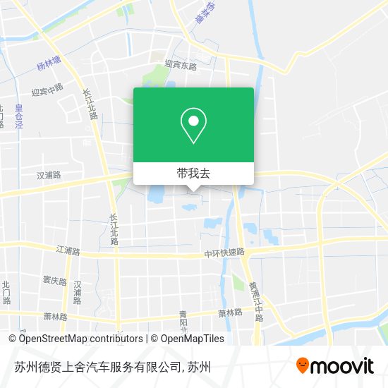 苏州德贤上舍汽车服务有限公司地图