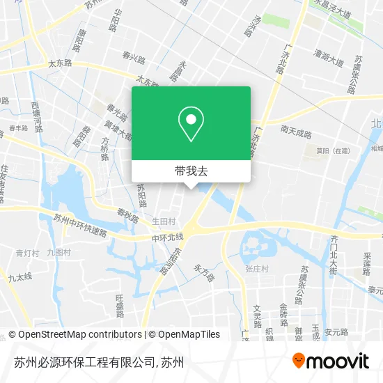 苏州必源环保工程有限公司地图