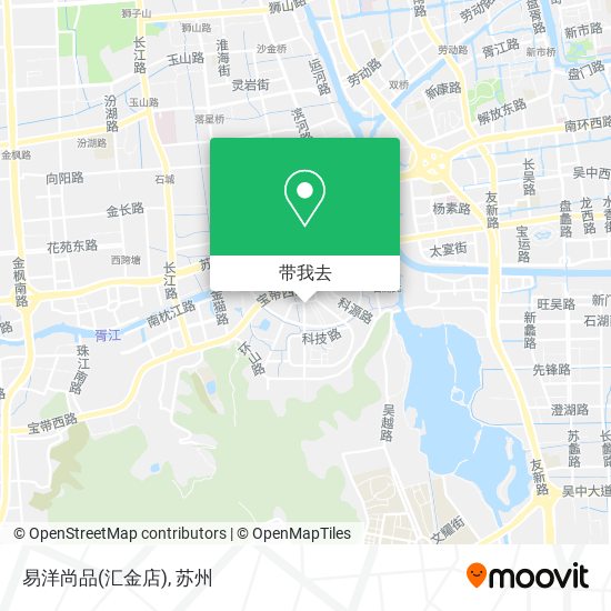 易洋尚品(汇金店)地图
