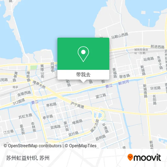 苏州虹益针织地图