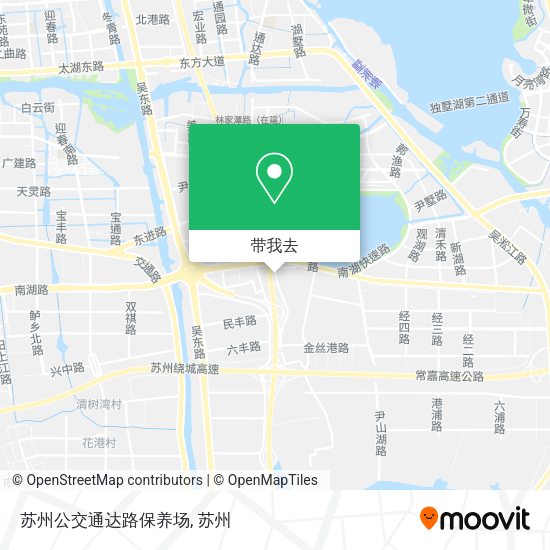 苏州公交通达路保养场地图